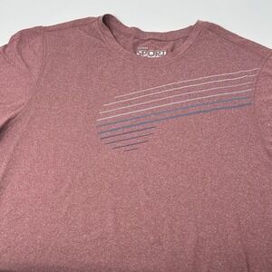 Marine‎ Layer Weekend Sport Performance T-Shirt Men's Size Large Striped Crew
